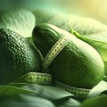 weight loss concept.NatureÃ¢â¬â¢s Green Gems A Captivating Snapshot of Avacados